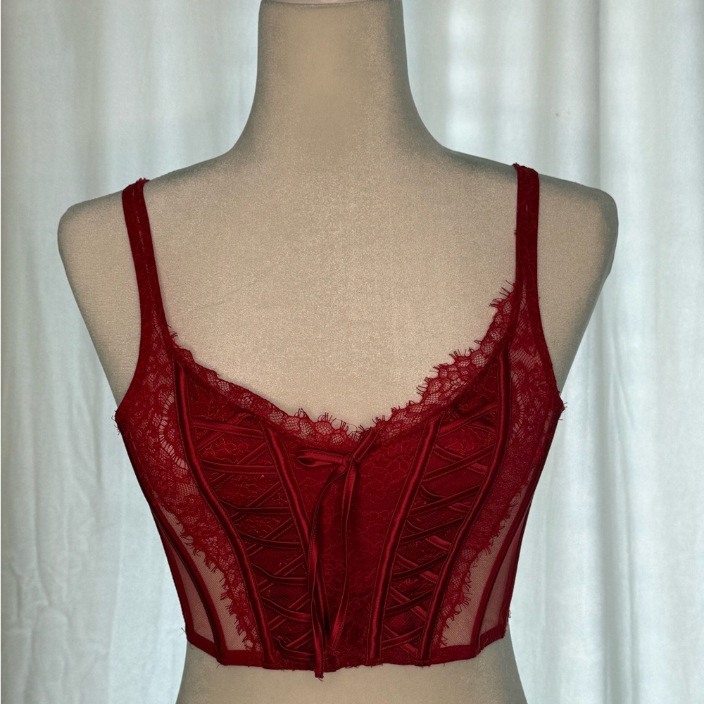 Victoria's Secret Red Lace Bra Intimates